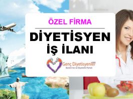 Diyetisyen İş İlanı turizm